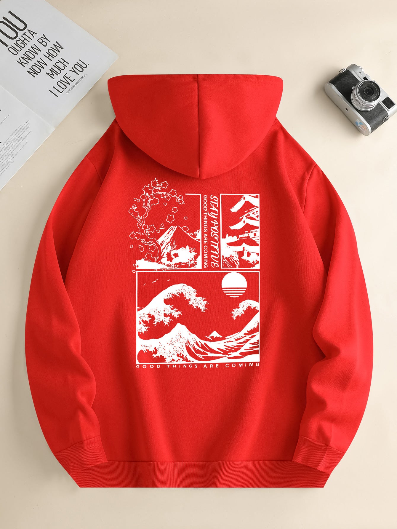 Men's Chic Casual Everyday Drawstring Hoodie