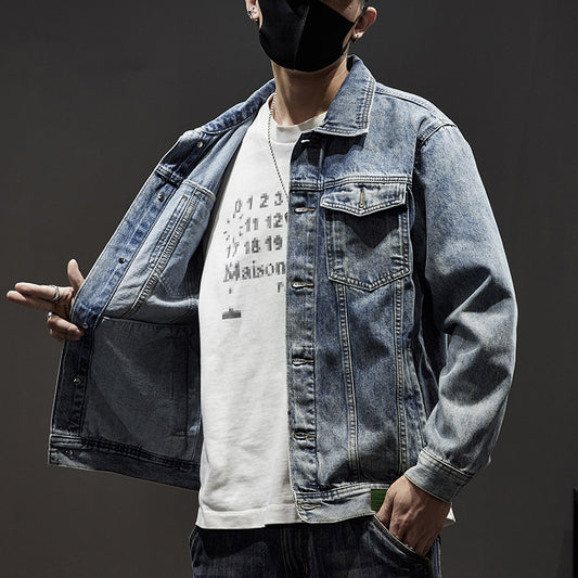 Men's Heavy Retro Denim Jacket