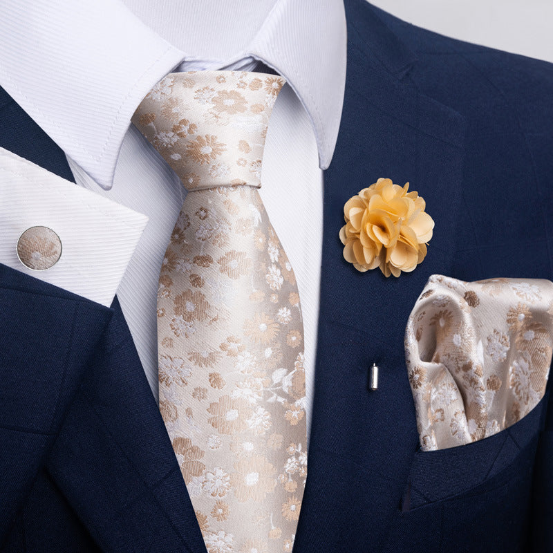 Men's Tie and Pocket Square Combo