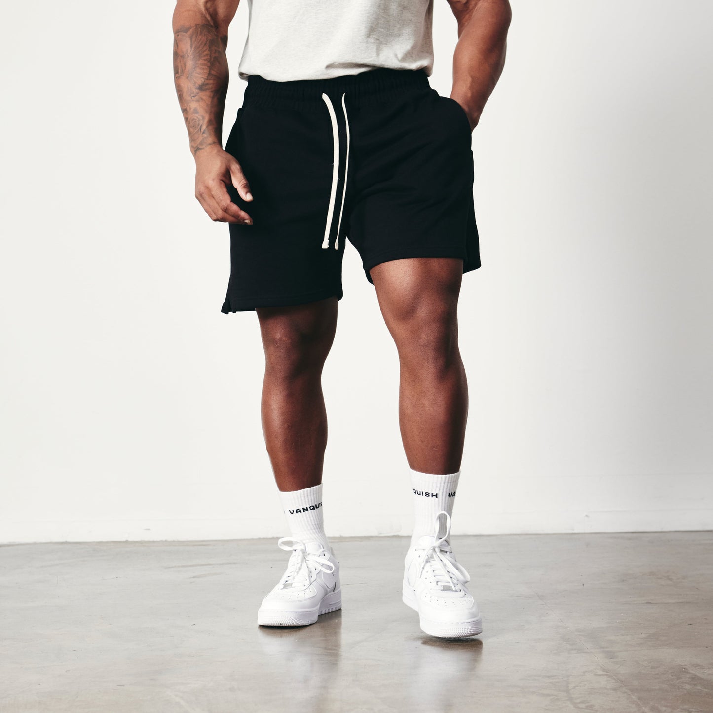 Muscle Workout Brothers Summer Sports Leisure Cotton Fifth Pants