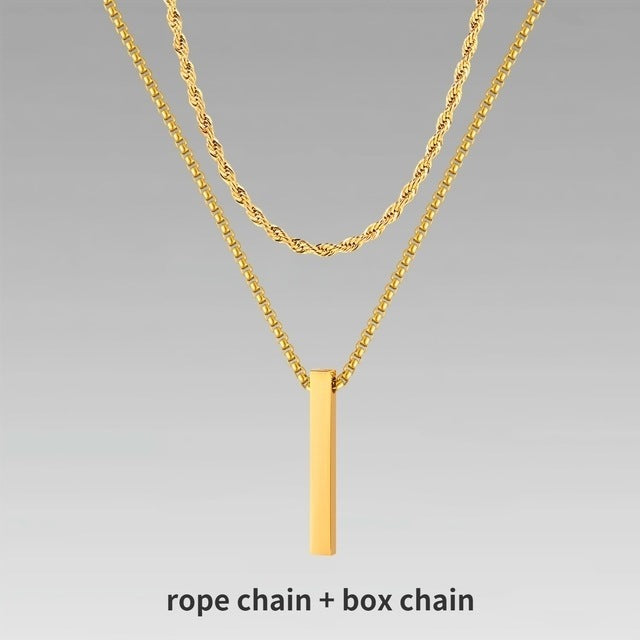 Men's Crystal Necklace