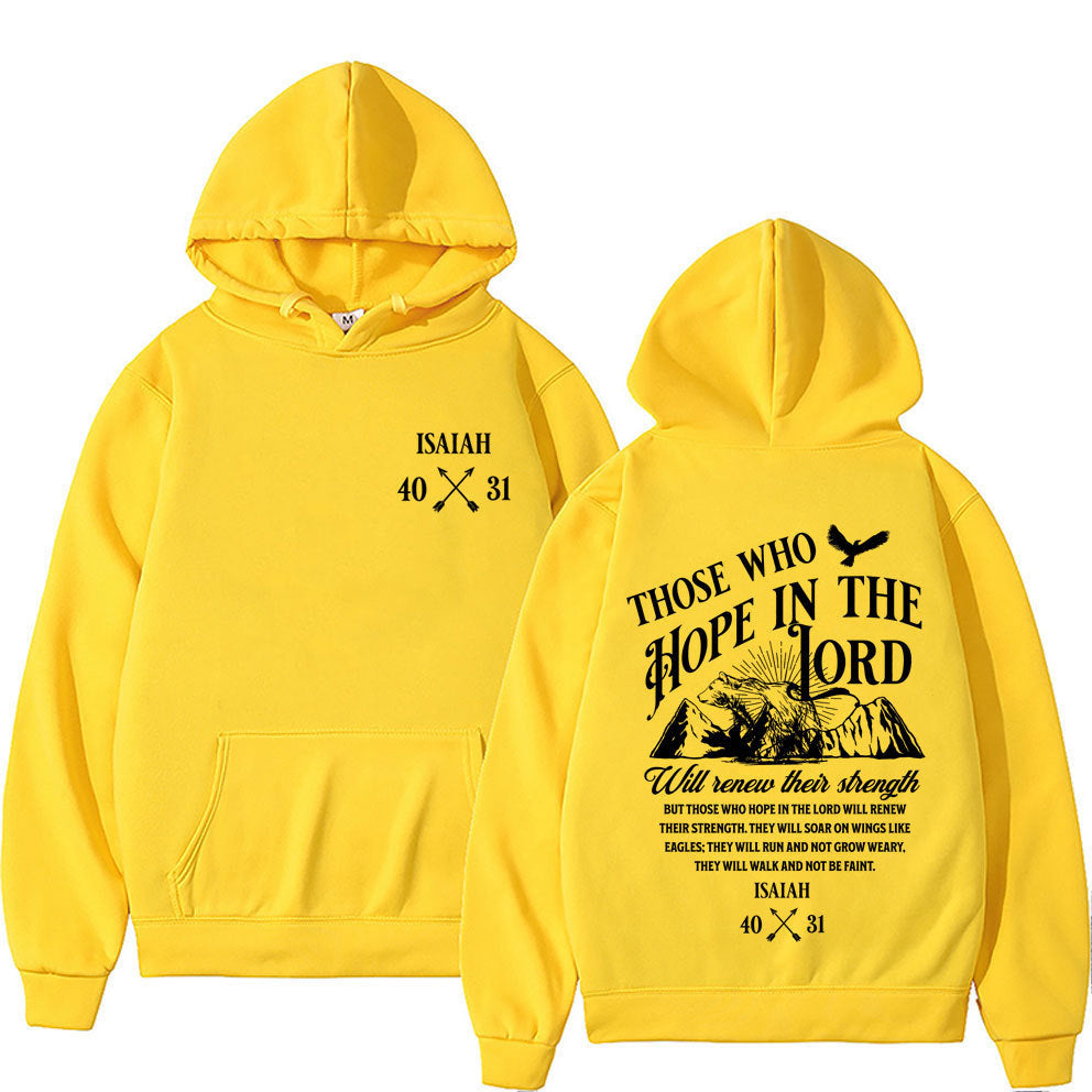 Men's Christian Print Hoodies