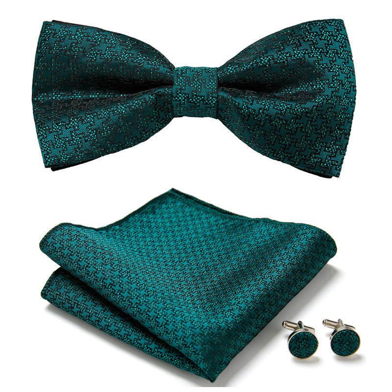 Men's Bow Ties Three Piece Set