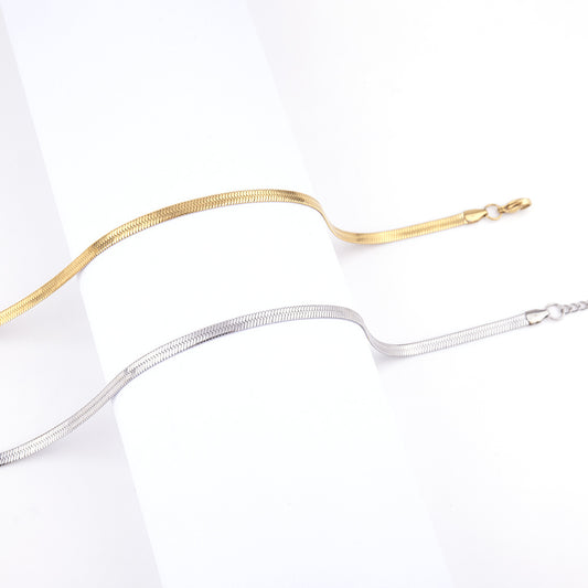 Simple Titanium Steel Blade Necklace For Men