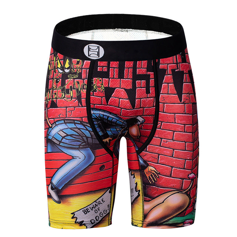 Men's Cartoon Printed Boxers
