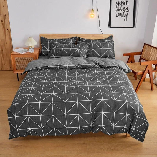 Four-Piece Duvet Cover Bedding Set by GJG Denim