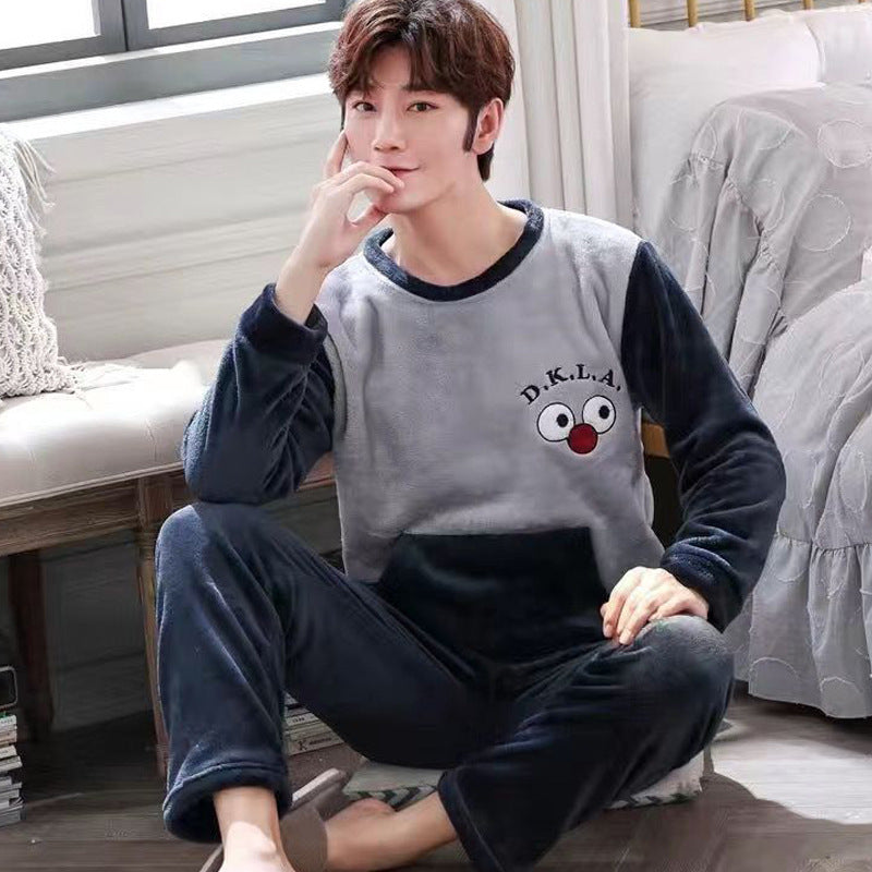 Men's Pajamas Thick Fleece Pajamas