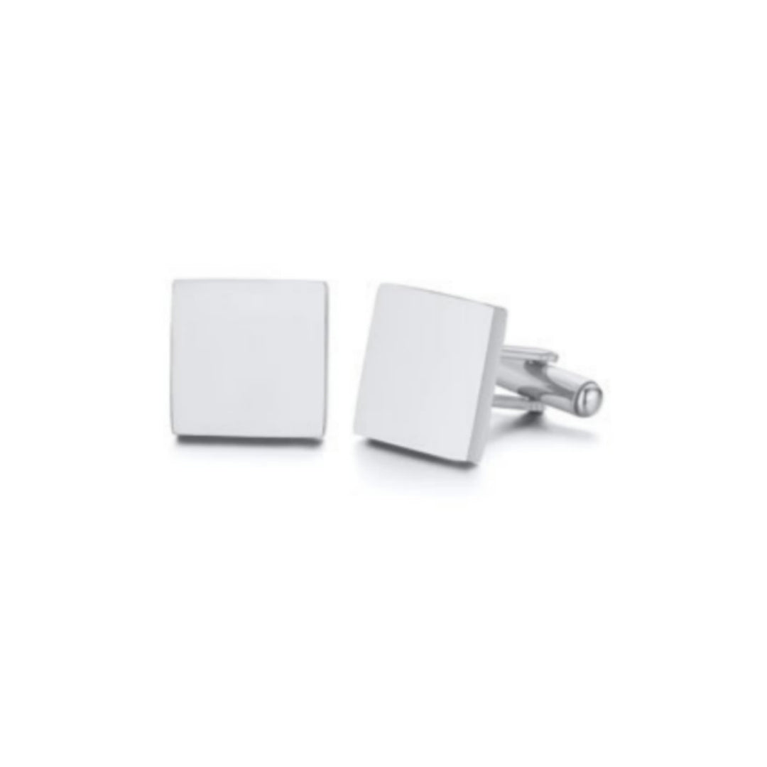 Minimalist Stainless Steel Cufflinks