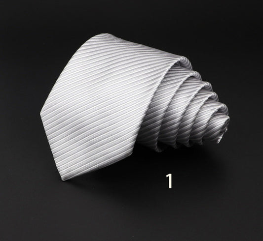 Men's Striped Polyester Fiber Ties