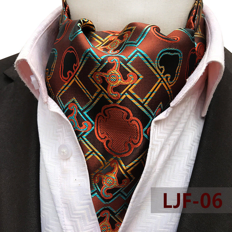 Men's Jacquard Polyester Scarf