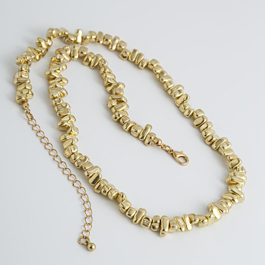 Niche Uniquely Shaped Beaded Necklace For Men