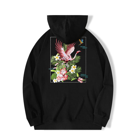 Men's Flamingo Hooded Sweater
