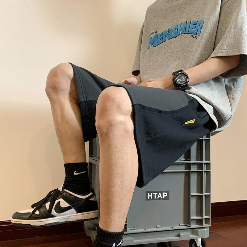 Loose American Retro 56 Points Sports Shorts Men