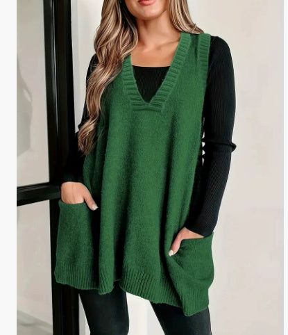 Loose Plus Size Sleeveless Pullover Casual Fashion by GJG Denim