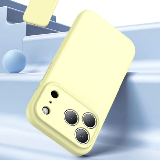 Simple Solid Color Liquid Silicone Phone Case by GJG Denim