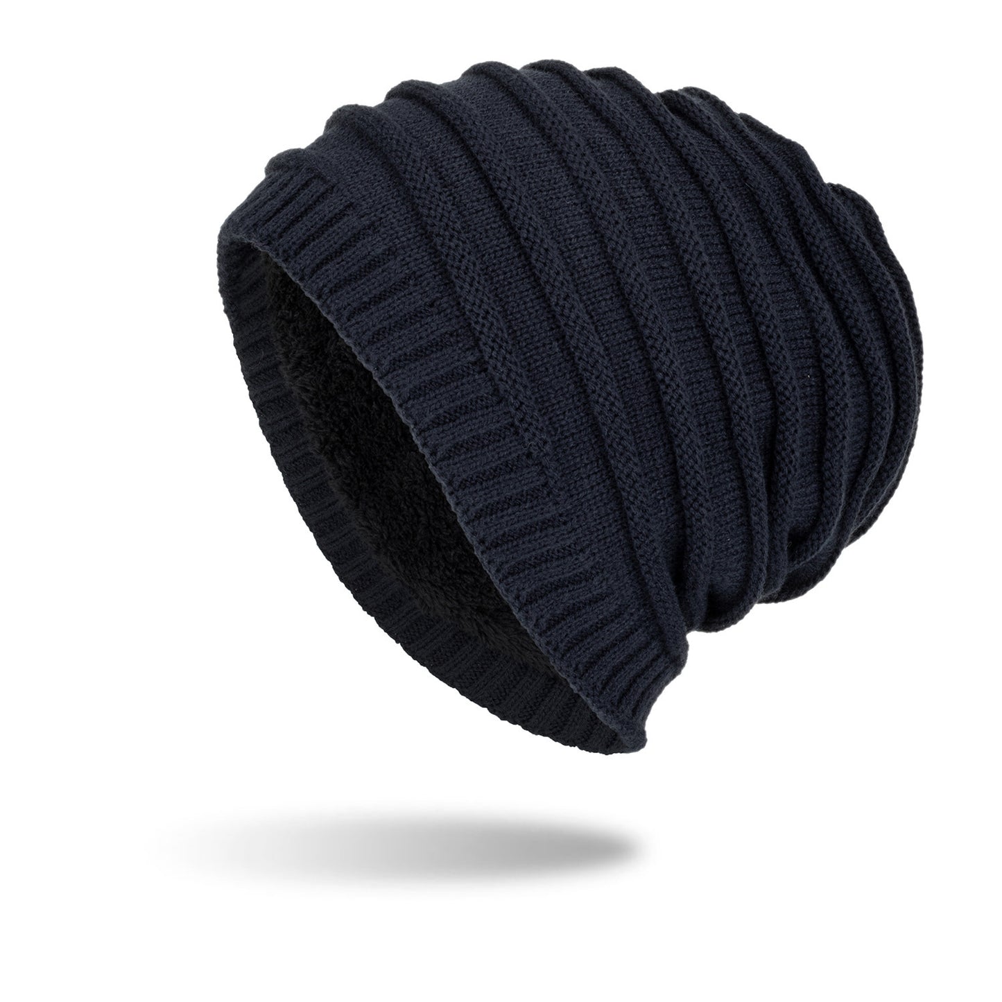 Men's Plush Warm Knit Ear Guards Beanie