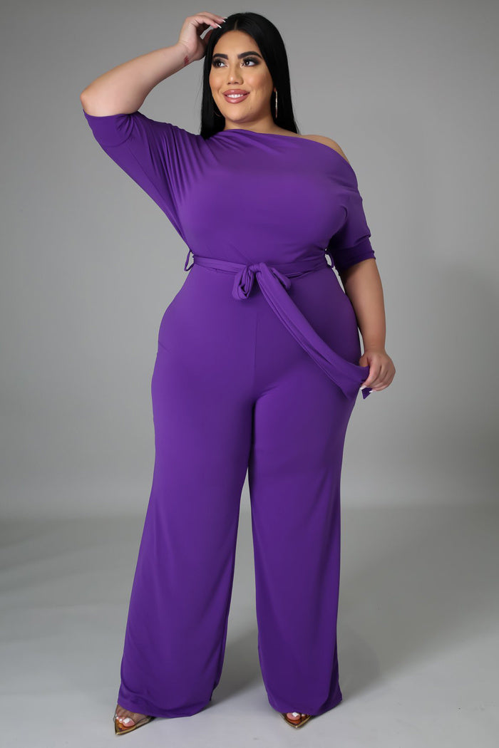Women's Plus Size Jumpsuit Women's High Waist Jumpsuit