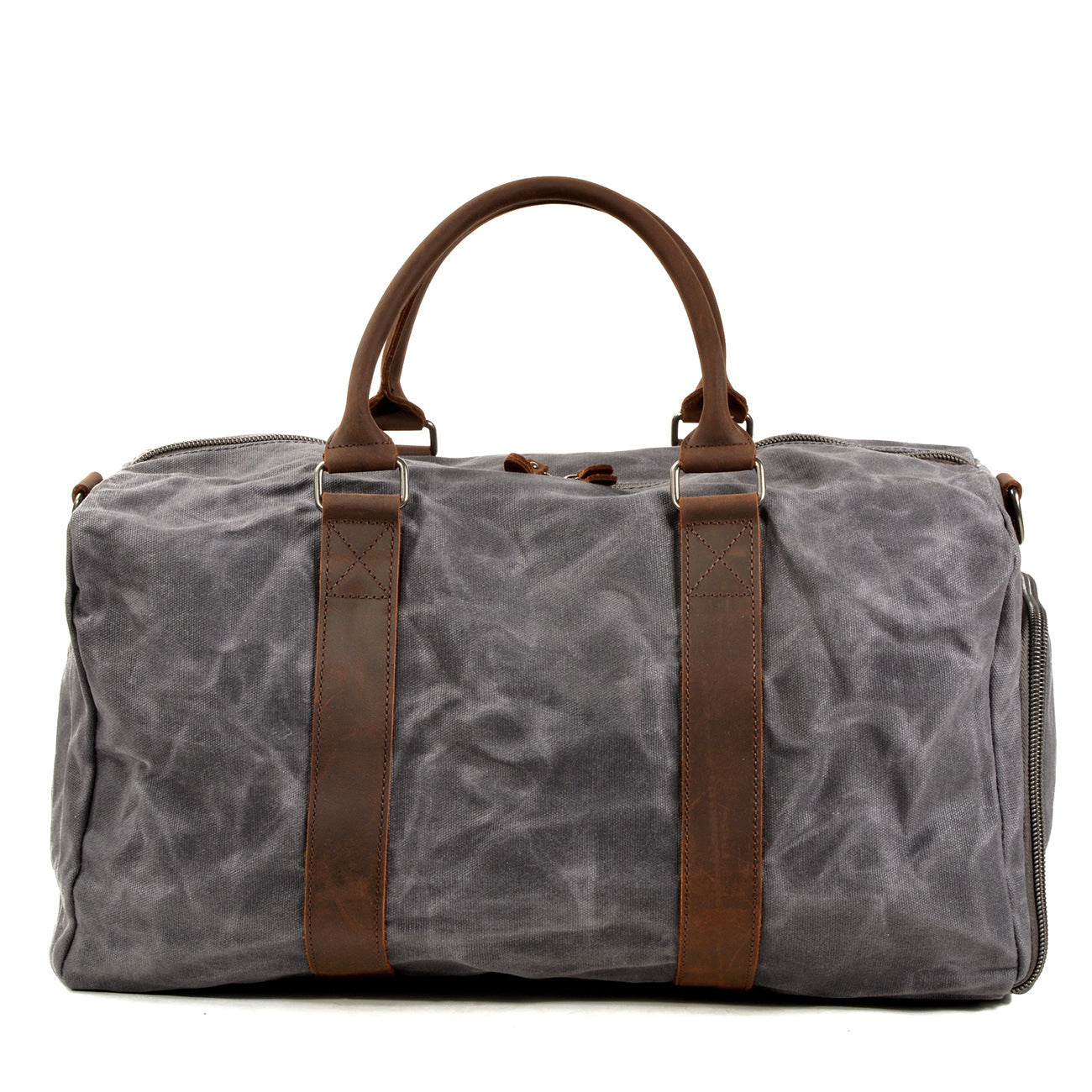 Men's One-shoulder Portable Dry Wet Separation Large Capacity Canvas Luggage Travel Bag