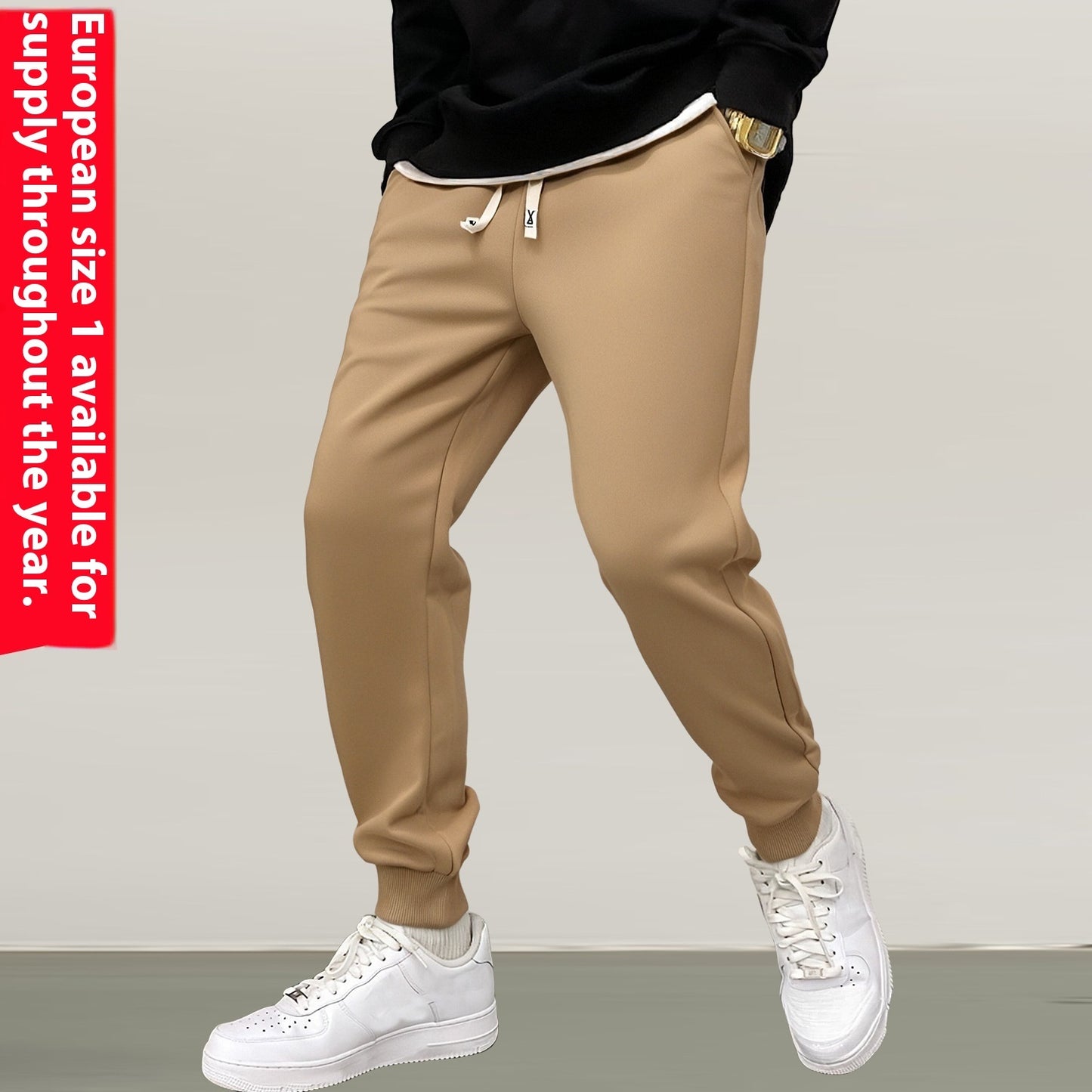 Men's Loose Ankle-tied Sweatpants