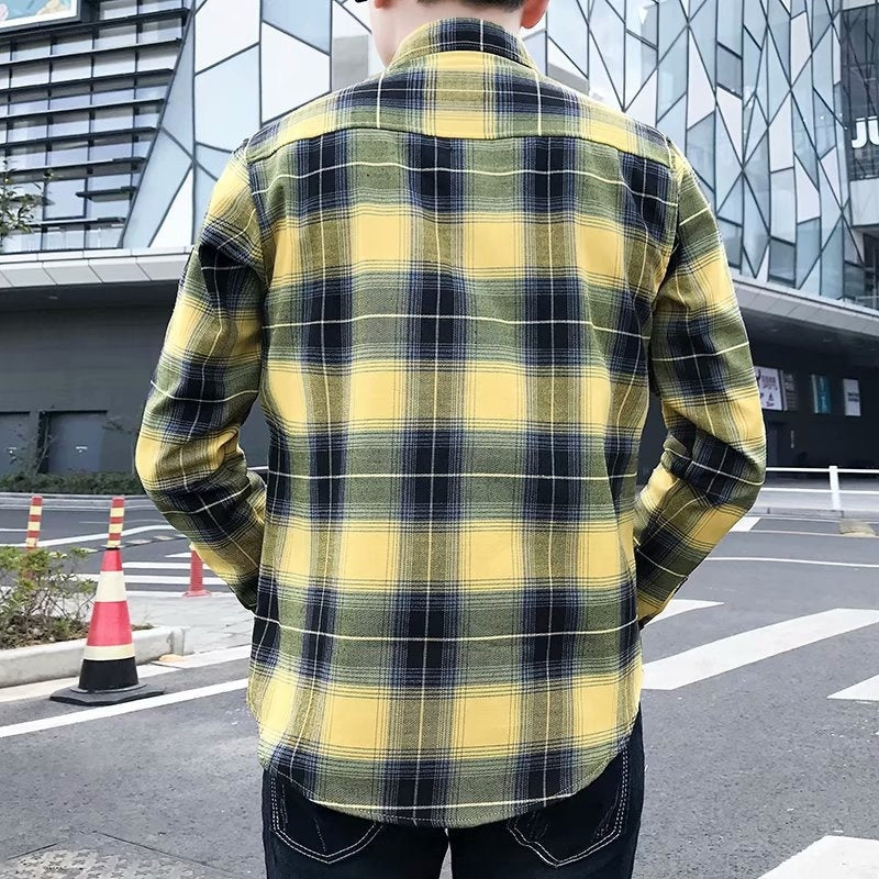 Men's Warm Thickened Slim Fit Shirt Coat