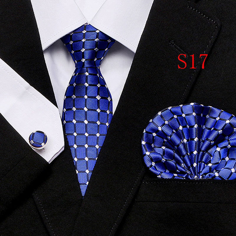 Men's Paisley Series Ties Three-piece Set