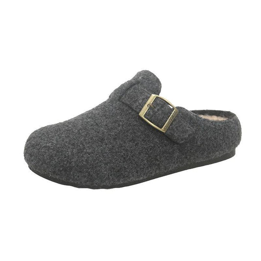 Womens Stylish Casual Wool And Cotton Slippers by GJG Denim