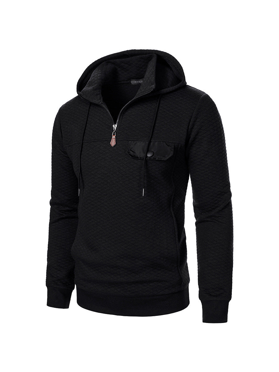 Men's Simplicity Trendy Loose Hooded Sweater