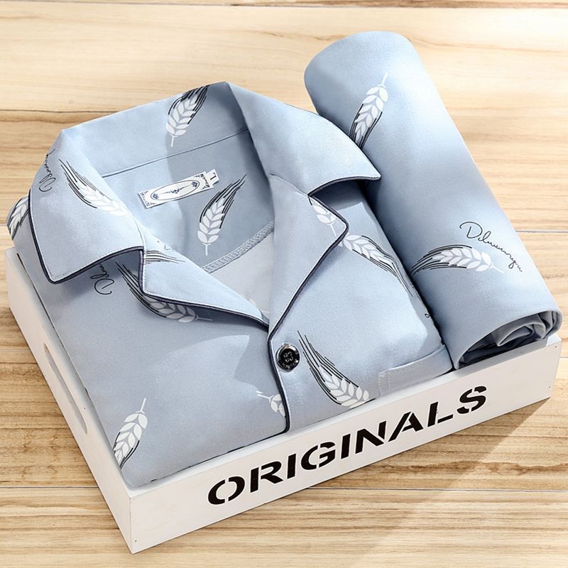 Men's Long-sleeved Pajamas