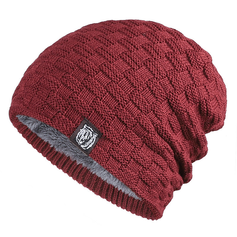 Men's Tiger Label Fleece Warm Beanie by GJG Denim