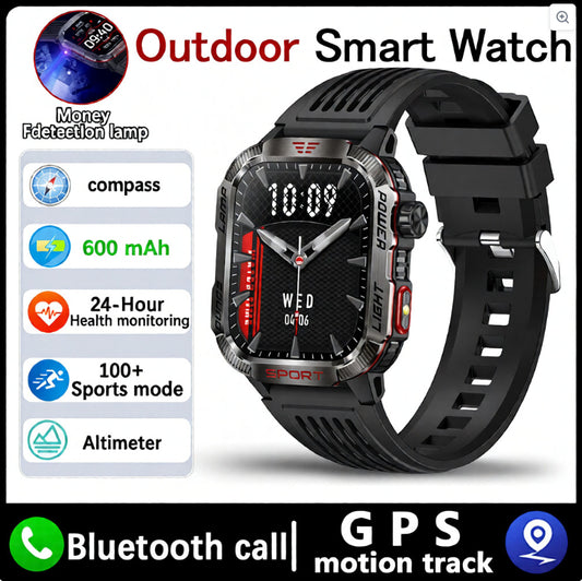 Men's Smartwatch With Barometric Altitude Sports Features Bluetooth Calling