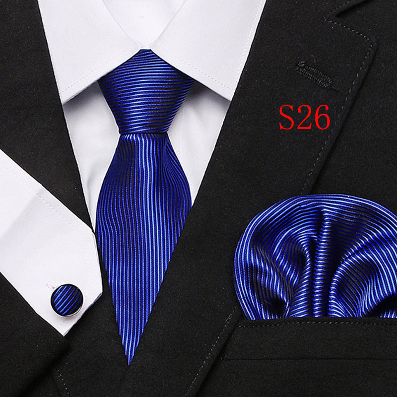 Men's Paisley Series Ties Three-piece Set
