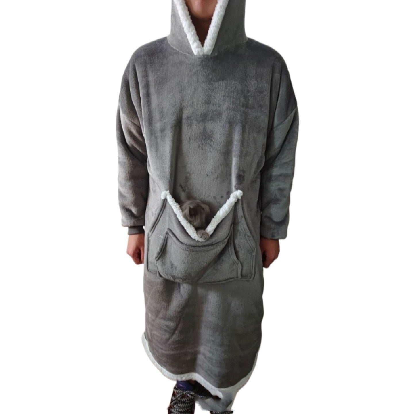 Men's Lazy Pajamas Pullover TV Blanket