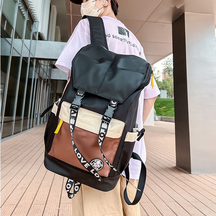 Men's Color Matching Backpacks