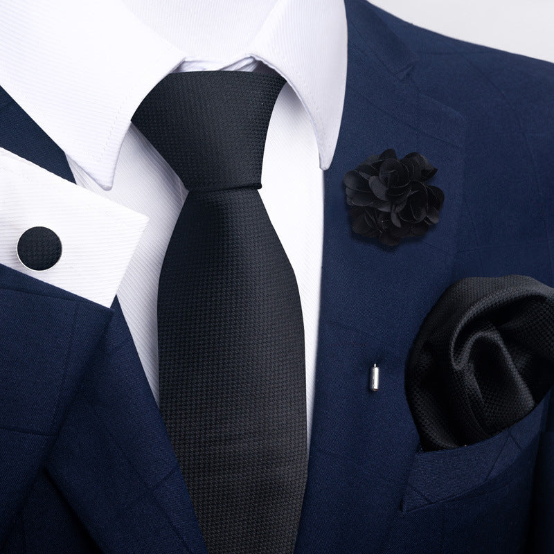 Men's Tie and Pocket Square Combo