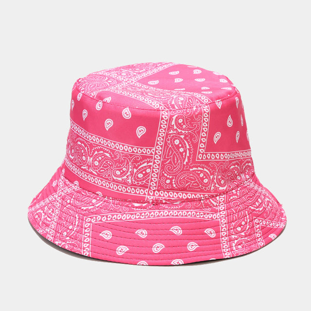 Men's Bandana Printed Bucket Hat