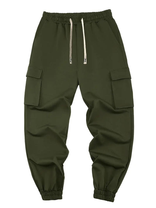 Men's Multi-pocket Tappered Leisure Pants