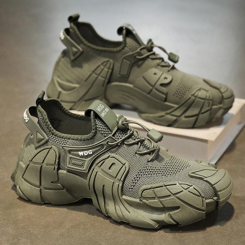 Men's Woven Mesh Breathable Sports Trendy Shoes