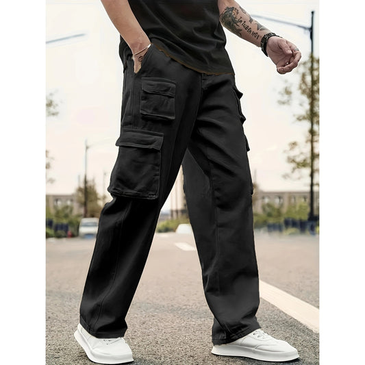 Men's Casual Cargo Pants Loose