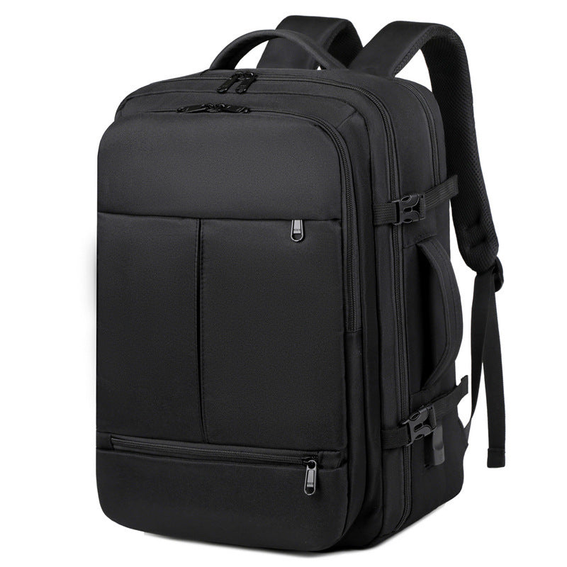 Large Capacity Backpack For Men w/ Multiple Pockets And Zippers Versatile Computer Bags Business Travel Backpack