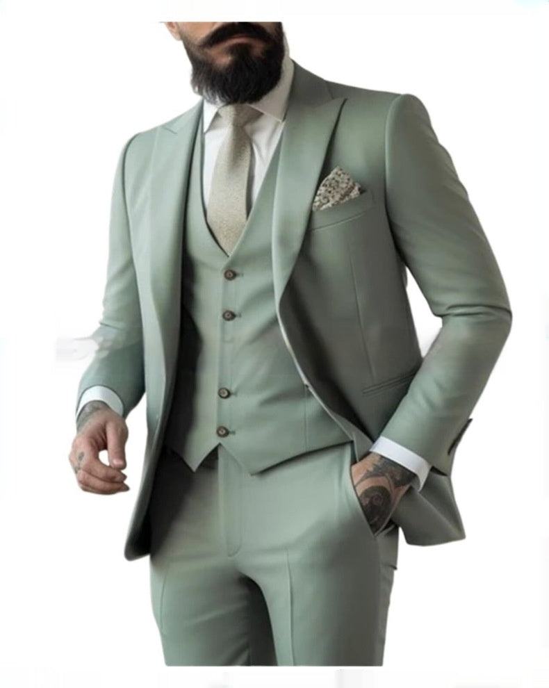 Men's Casual Business/Wedding Three-piece Suit