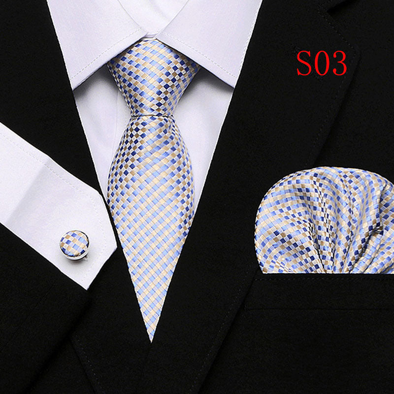 Men's Paisley Series Ties Three-piece Set