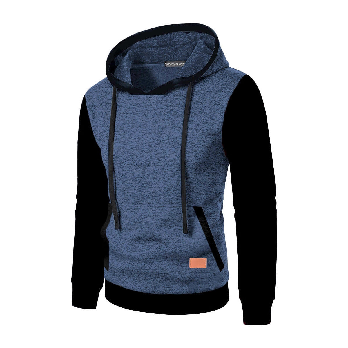 Men's Casual Jacquard Hooded Sweater