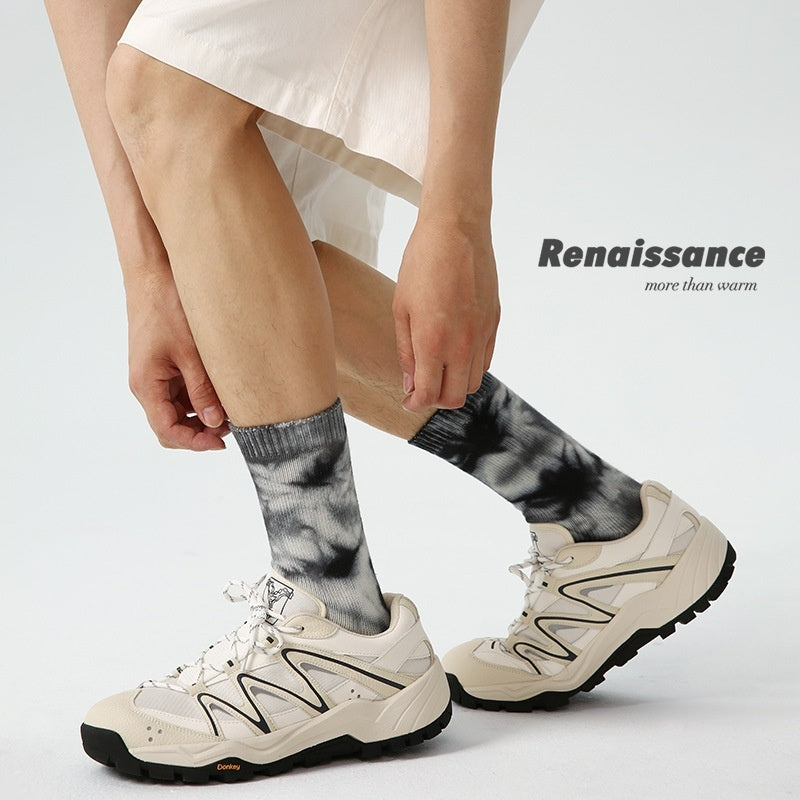 Men's Renaissance Original Tube Socks Simple Letters