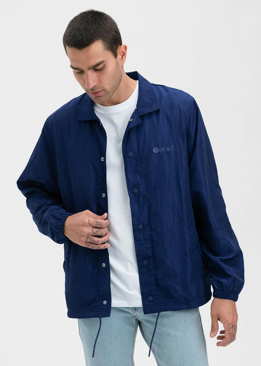 Navy | Mens Coach Jacket