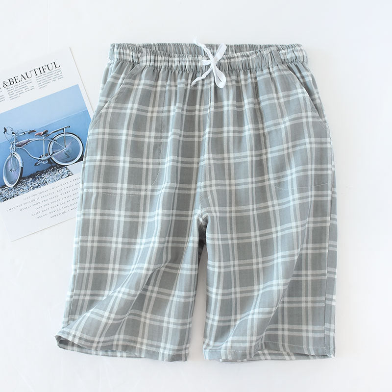Cotton Cropped Pants Loose Casual Pajama Shorts Summer