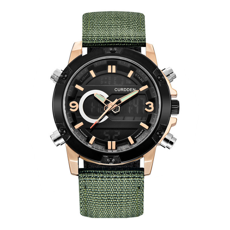 Men's Fashion Belt Multi-functional Watch by GJG Denim