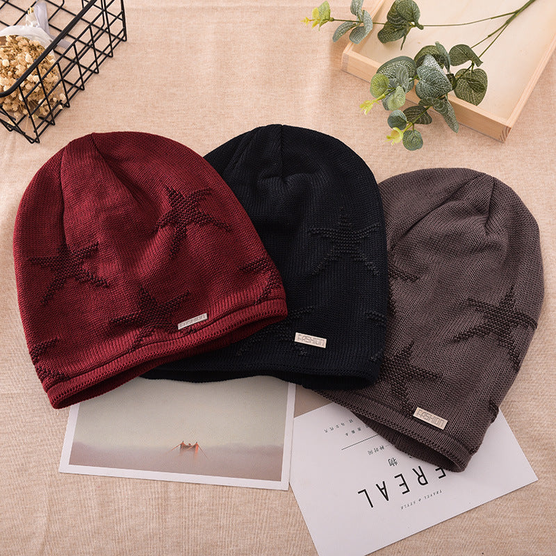 Men's Fashion Knitted Outdoor Warm Woolen Beanie