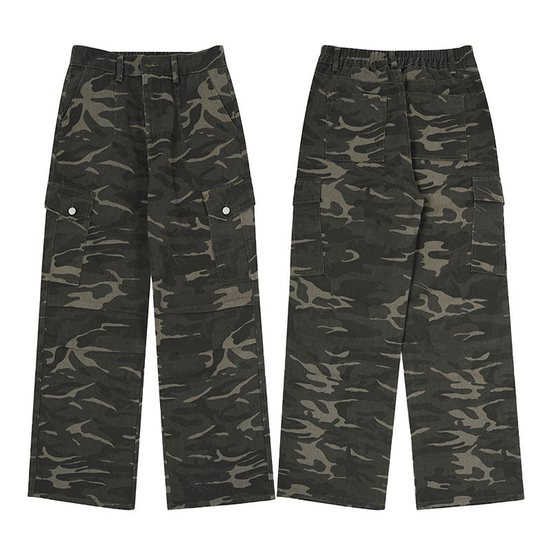 Paratrooper Camouflage Cargo Pants for Men