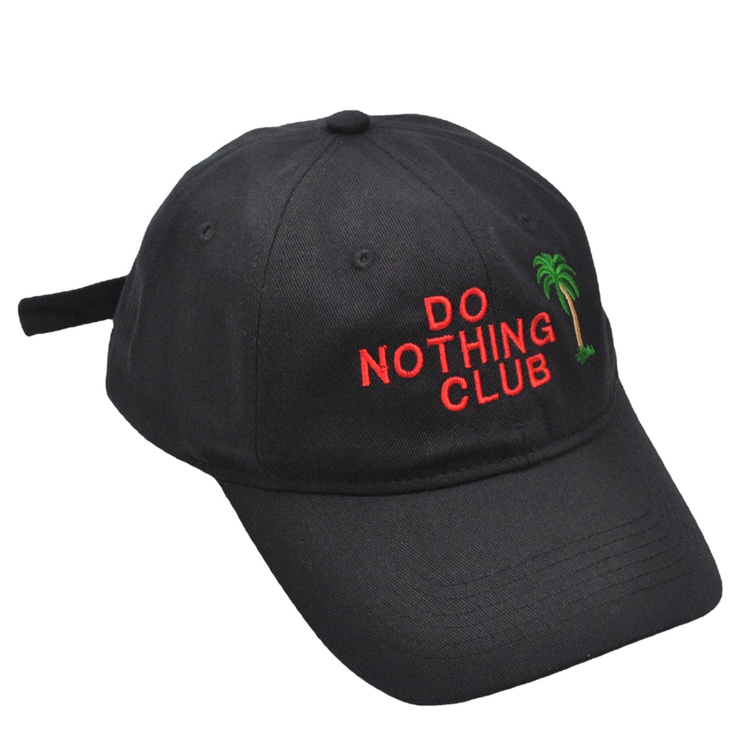 Men's "Do Nothing Club" Palm Embroidery Baseball Cap