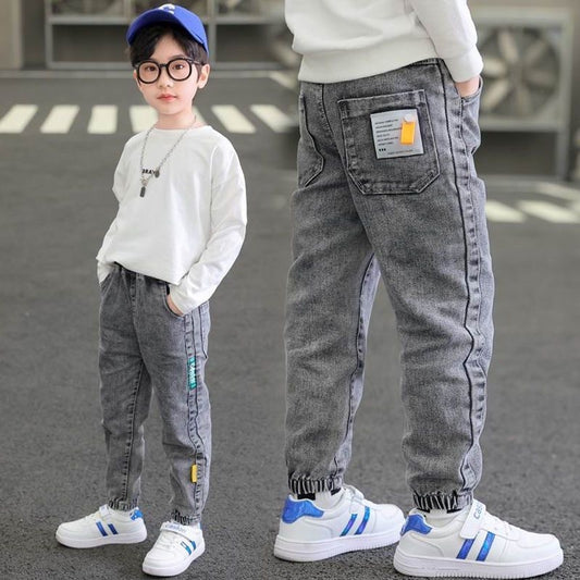 Spring And Autumn Trousers Winter Fleece-lined